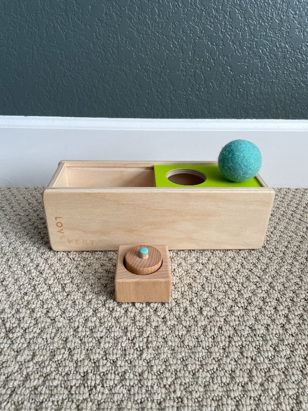 Lovevery Sliding Top Box and Pincer Puzzle